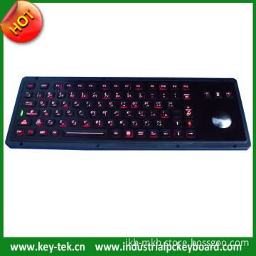 Military Backlight Mechanical Keyboards with Trackball